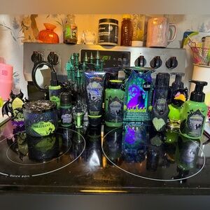 Bath & Body Works Maleficent Hand Soap Collection - Green and Black